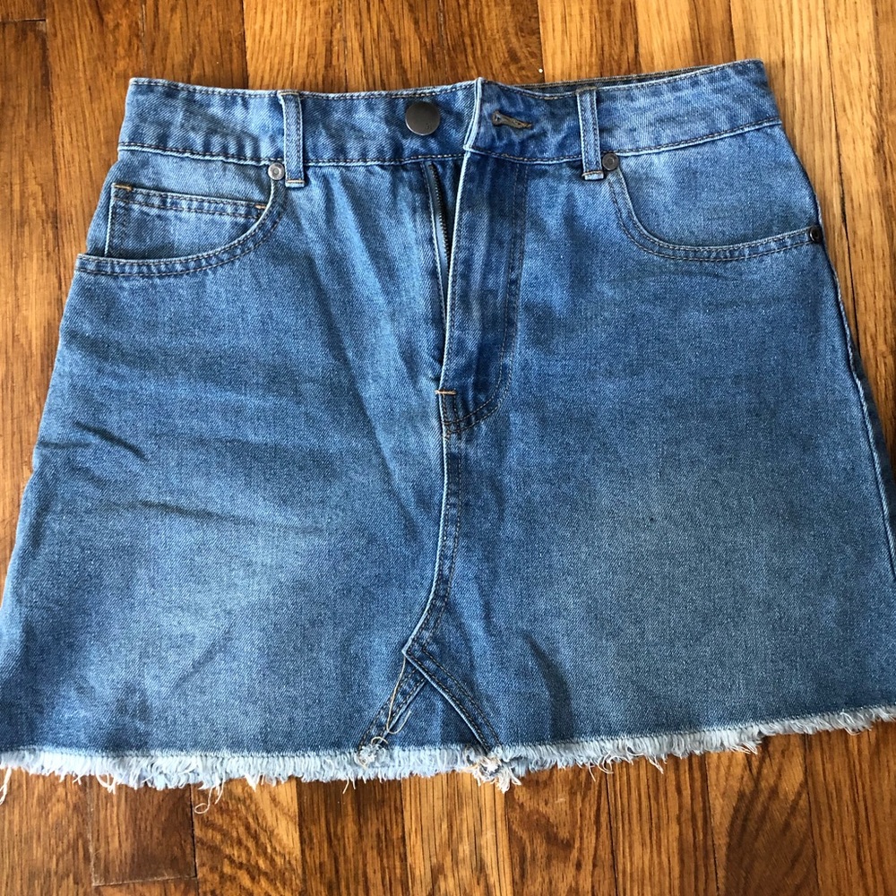 Light Denim mini skirt